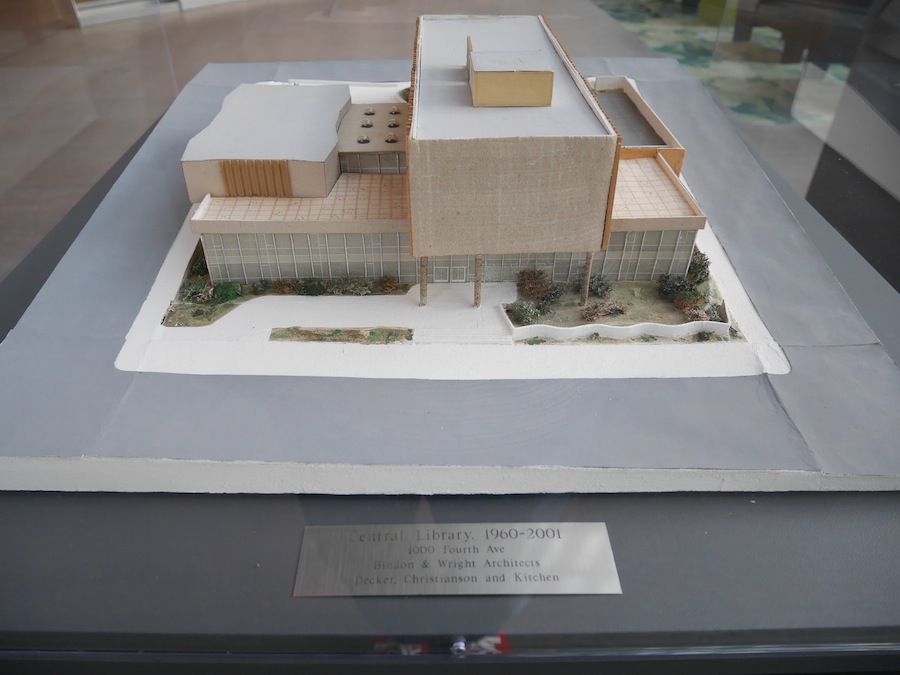 旧図書館の模型