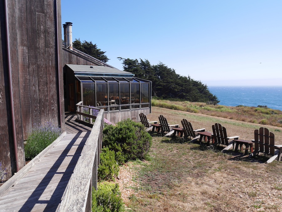 ロッジの海側外観